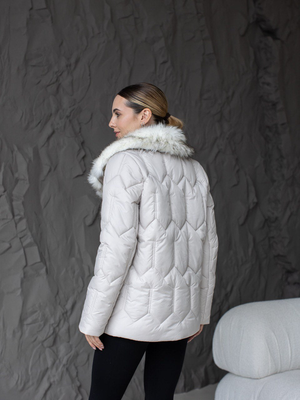 Жіноча зимова куртка 0485 Перлина